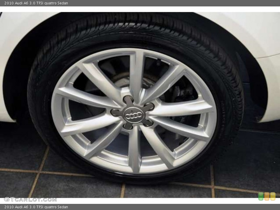 2010 Audi A6 3.0 TFSI quattro Sedan Wheel and Tire Photo #51256667