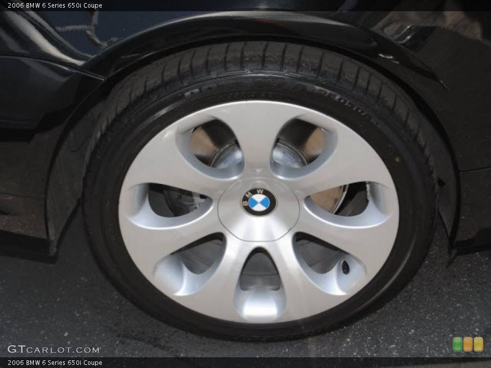 2006 BMW 6 Series 650i Coupe Wheel and Tire Photo #51256691