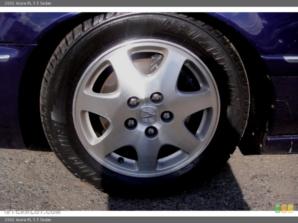 2002 Acura RL 3.5 Sedan Wheel and Tire Photo #51257906