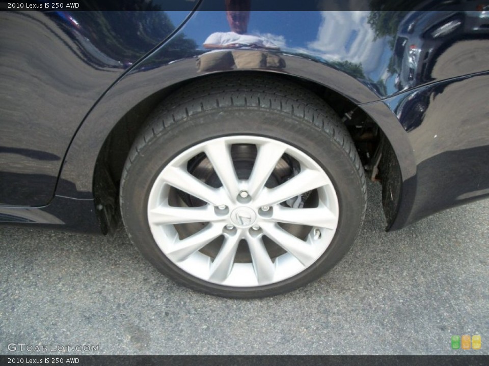 2010 Lexus IS 250 AWD Wheel and Tire Photo #51260222