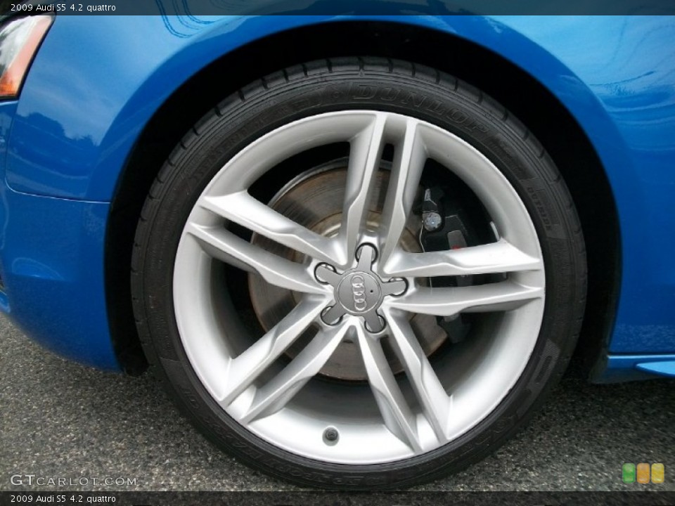 2009 Audi S5 4.2 quattro Wheel and Tire Photo #51264467