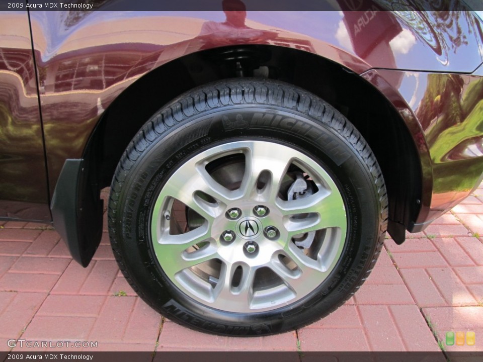 2009 Acura MDX Technology Wheel and Tire Photo #51271817