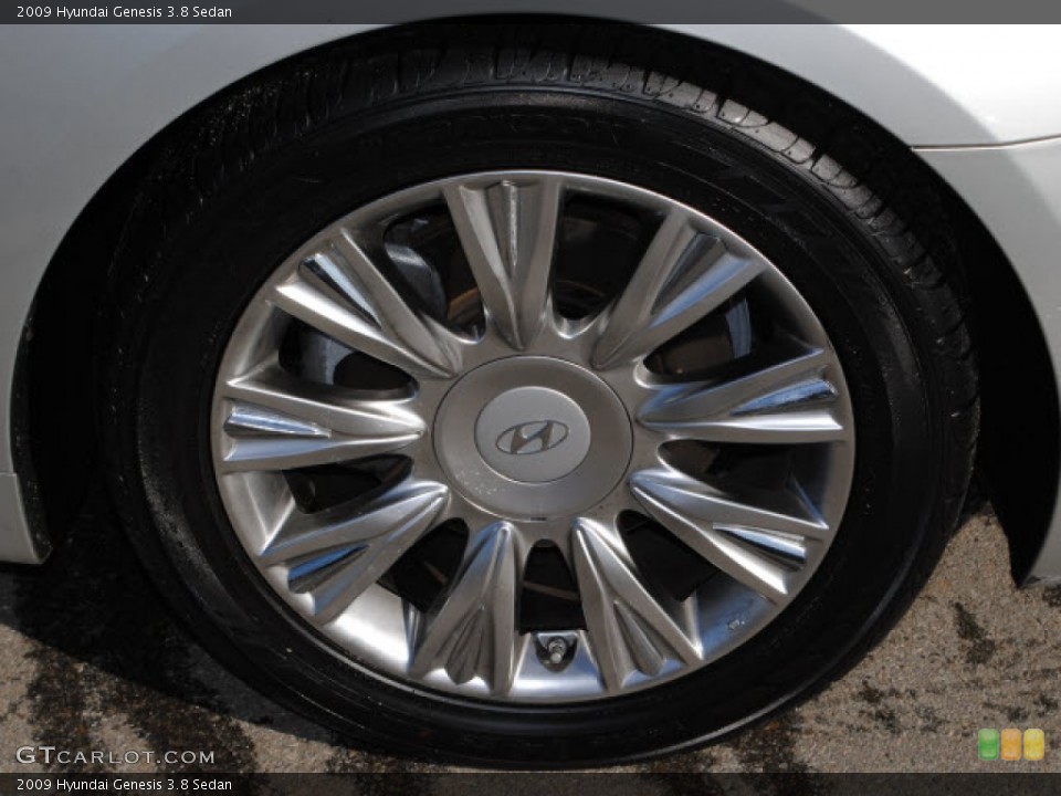 2009 Hyundai Genesis 3.8 Sedan Wheel and Tire Photo #51277516