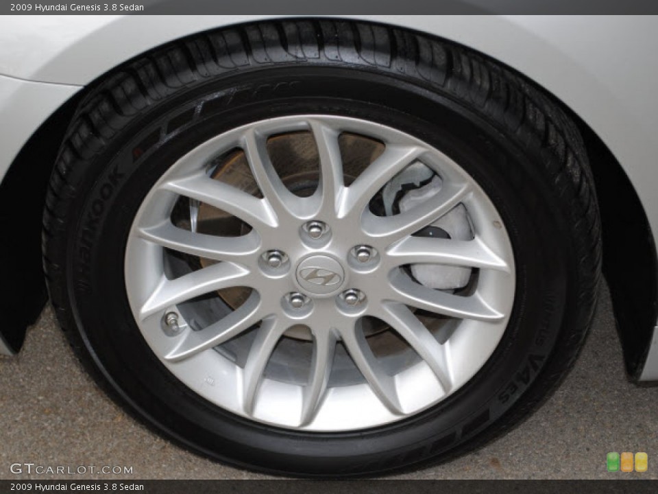 2009 Hyundai Genesis 3.8 Sedan Wheel and Tire Photo #51278437
