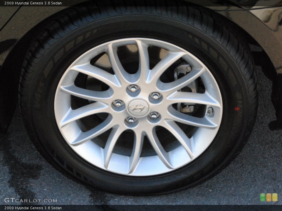 2009 Hyundai Genesis 3.8 Sedan Wheel and Tire Photo #51278896