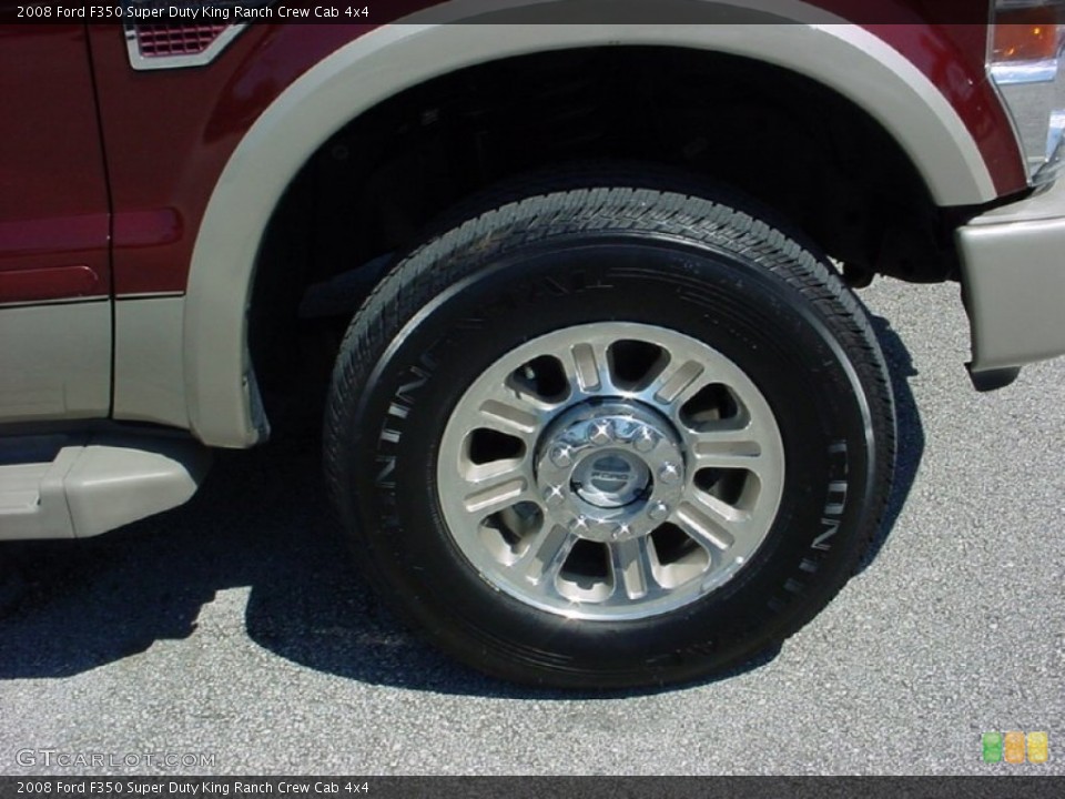 2008 Ford F350 Super Duty King Ranch Crew Cab 4x4 Wheel and Tire Photo #51278980