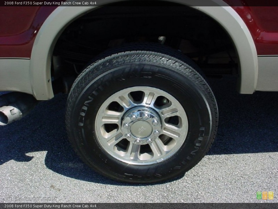 2008 Ford F350 Super Duty King Ranch Crew Cab 4x4 Wheel and Tire Photo #51278998