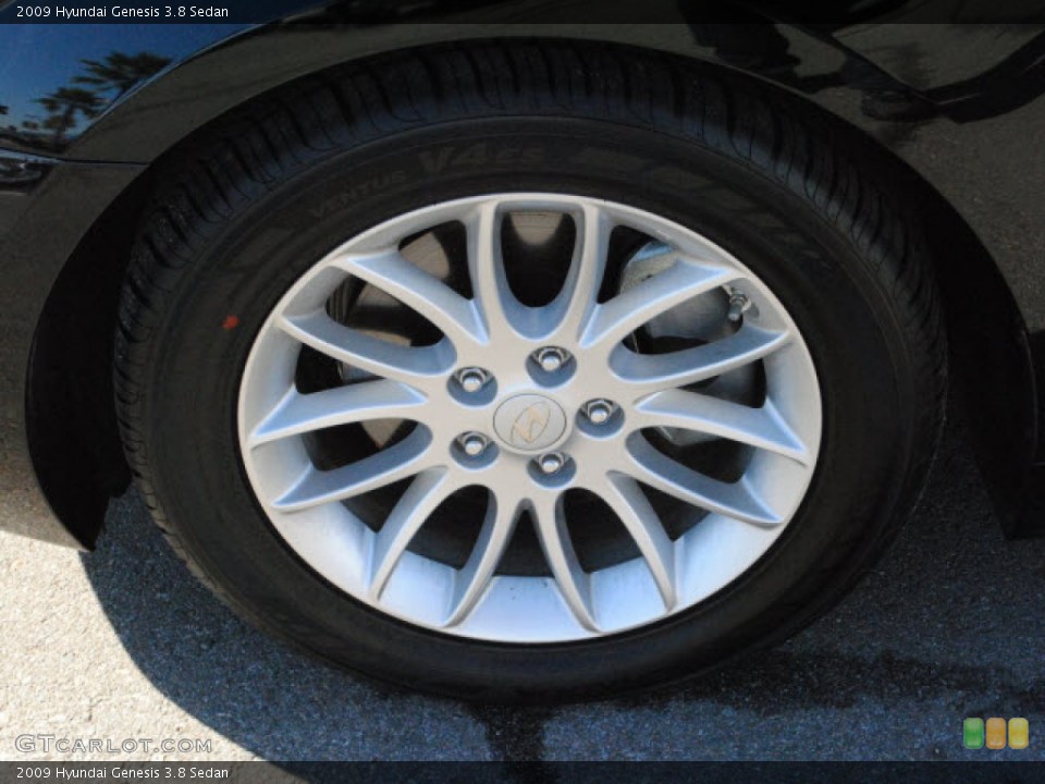 2009 Hyundai Genesis 3.8 Sedan Wheel and Tire Photo #51279004