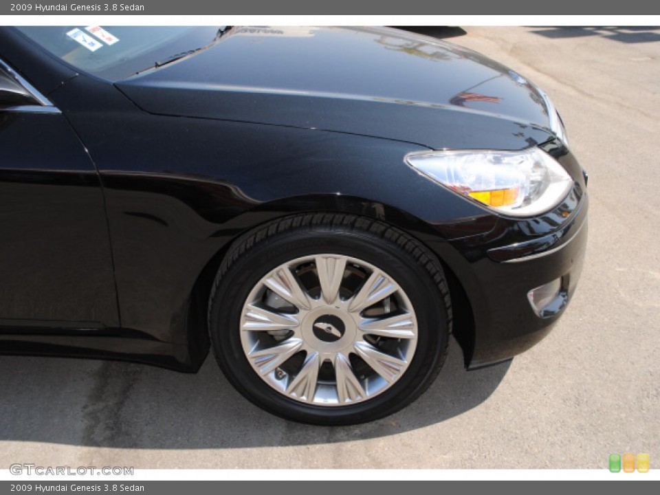 2009 Hyundai Genesis 3.8 Sedan Wheel and Tire Photo #51279214