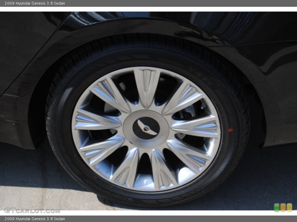 2009 Hyundai Genesis 3.8 Sedan Wheel and Tire Photo #51279331