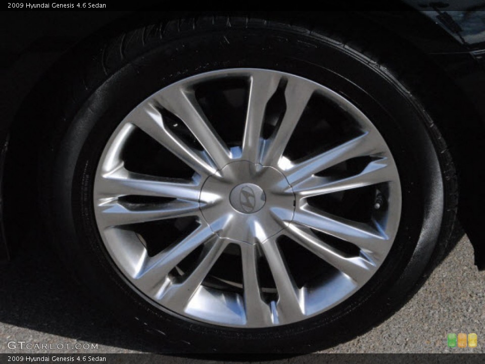 2009 Hyundai Genesis 4.6 Sedan Wheel and Tire Photo #51280816
