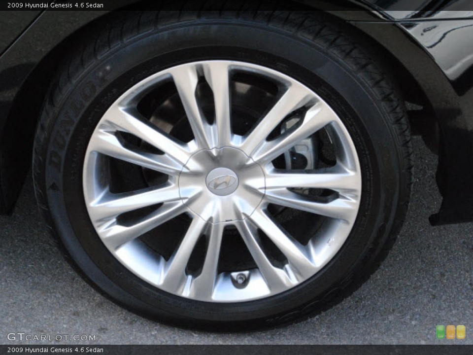 2009 Hyundai Genesis 4.6 Sedan Wheel and Tire Photo #51281012
