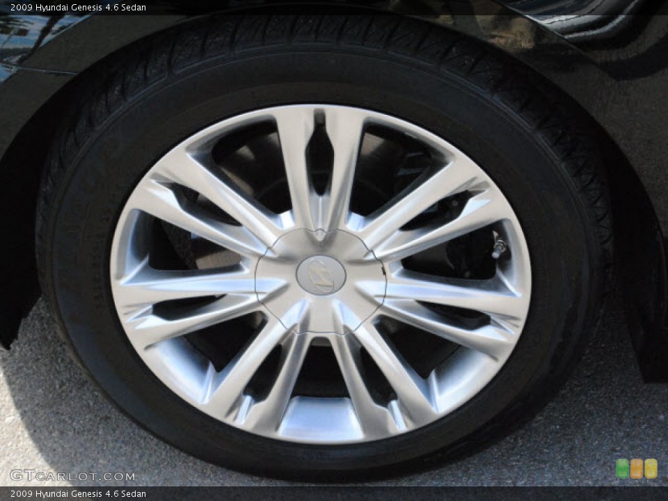 2009 Hyundai Genesis 4.6 Sedan Wheel and Tire Photo #51281098