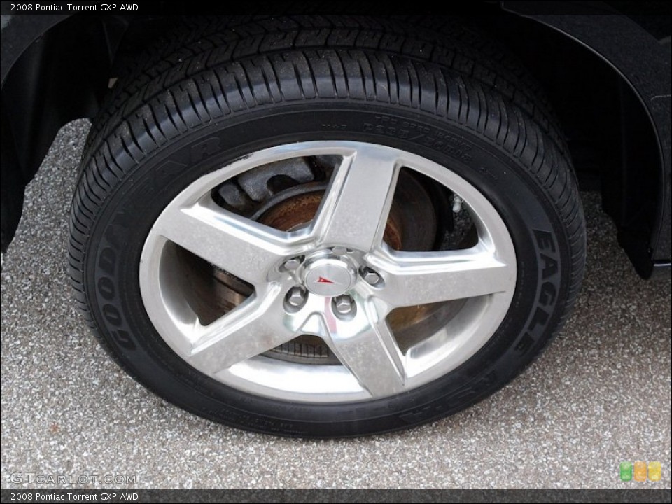 2008 Pontiac Torrent GXP AWD Wheel and Tire Photo #51281476