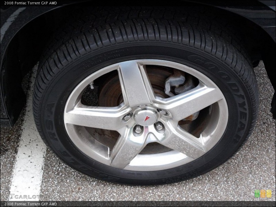 2008 Pontiac Torrent GXP AWD Wheel and Tire Photo #51281497