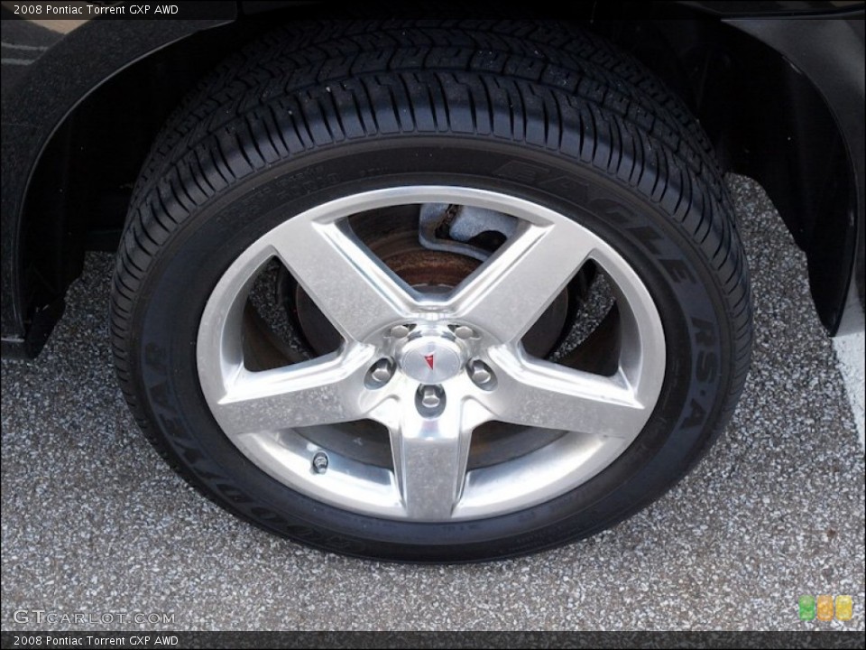 2008 Pontiac Torrent GXP AWD Wheel and Tire Photo #51281527