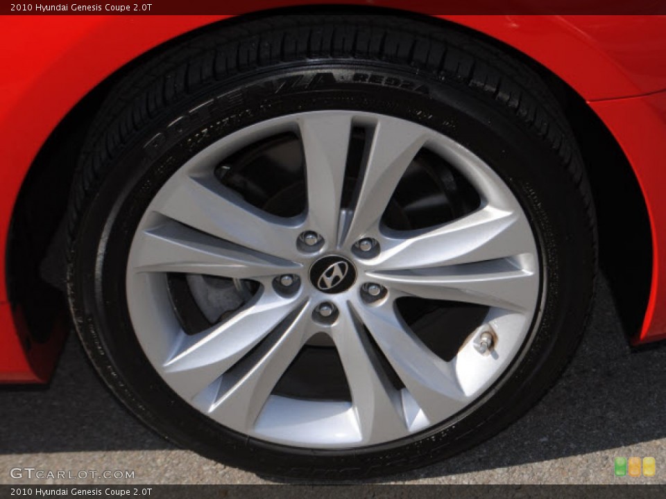 2010 Hyundai Genesis Coupe 2.0T Wheel and Tire Photo #51281962