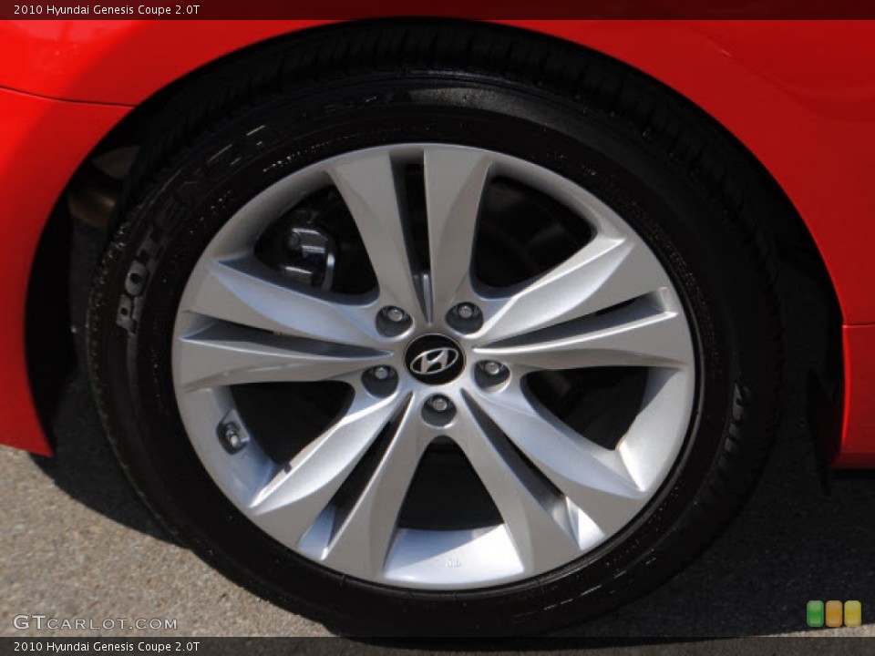 2010 Hyundai Genesis Coupe 2.0T Wheel and Tire Photo #51282041