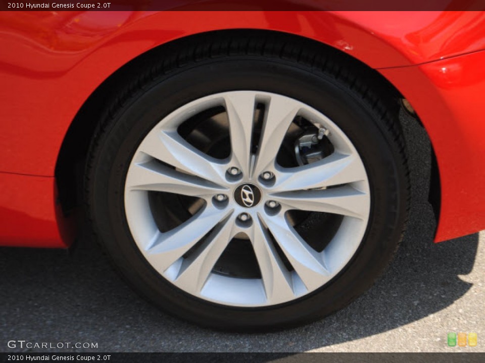 2010 Hyundai Genesis Coupe 2.0T Wheel and Tire Photo #51282148