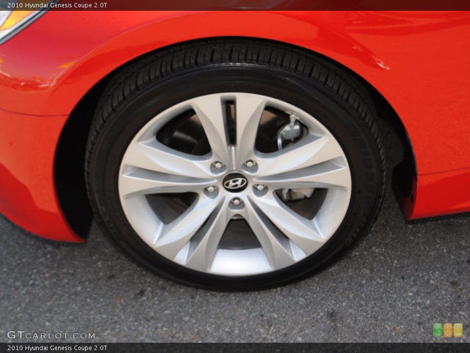 2010 Hyundai Genesis Coupe 2.0T Wheel and Tire Photo #51282247
