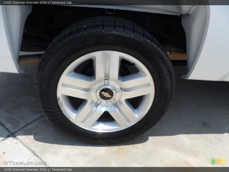 2008 Chevrolet Silverado 1500 LT Extended Cab Wheel and Tire Photo #51282727