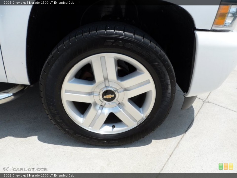 2008 Chevrolet Silverado 1500 LT Extended Cab Wheel and Tire Photo #51282739