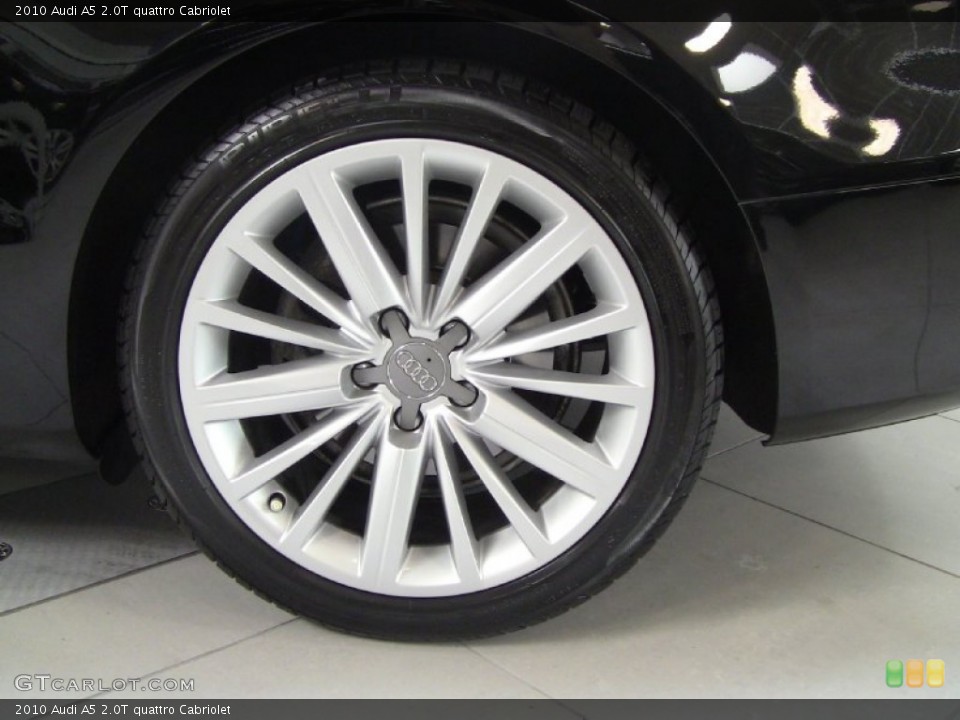 2010 Audi A5 2.0T quattro Cabriolet Wheel and Tire Photo #51292495
