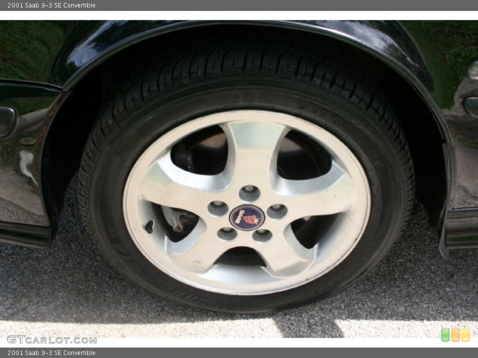 2001 Saab 9-3 SE Convertible Wheel and Tire Photo #51297517