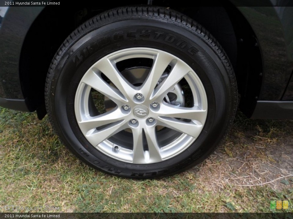 2011 Hyundai Santa Fe Limited Wheel and Tire Photo #51311605