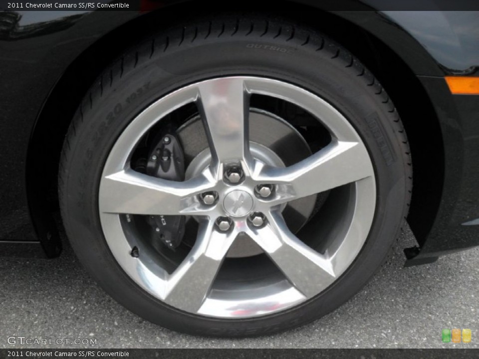 2011 Chevrolet Camaro SS/RS Convertible Wheel and Tire Photo #51311839