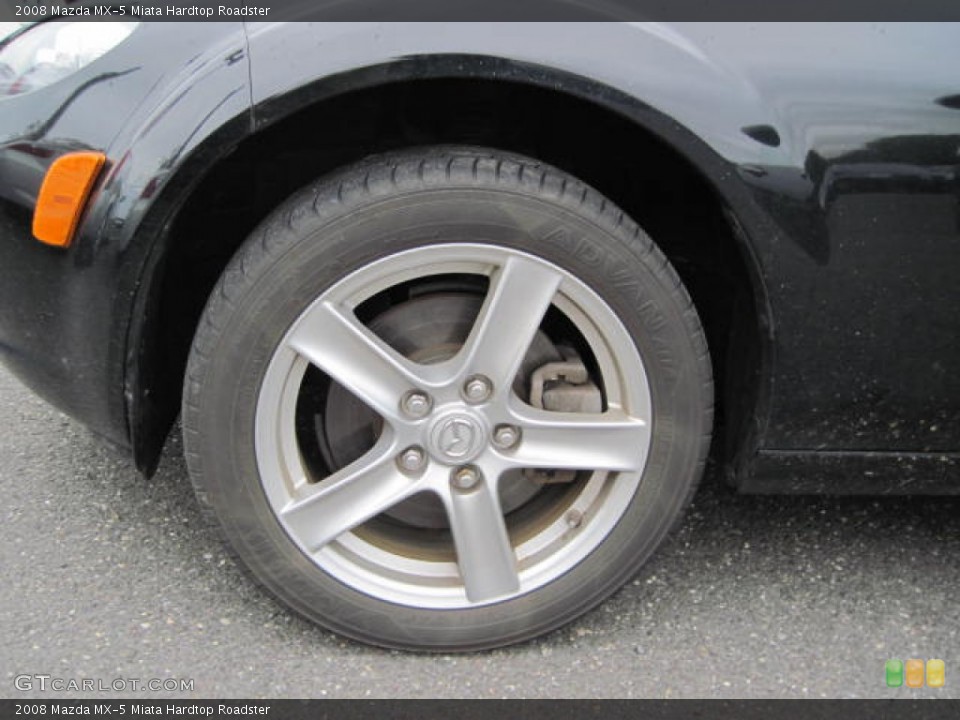 2008 Mazda MX-5 Miata Hardtop Roadster Wheel and Tire Photo #51312592