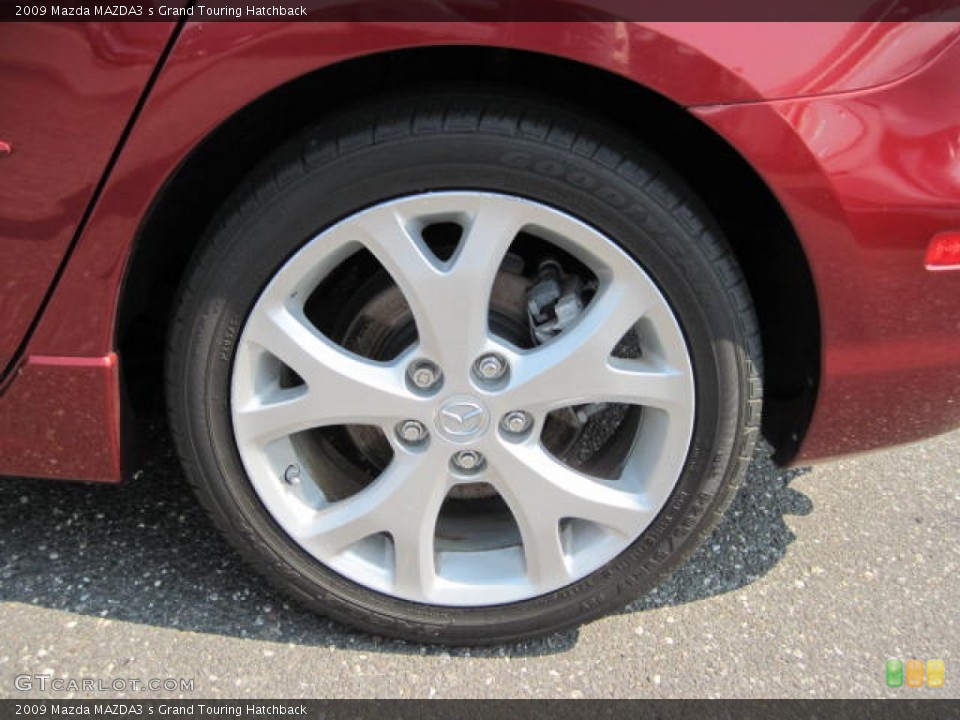 2009 Mazda MAZDA3 s Grand Touring Hatchback Wheel and Tire Photo #51314716