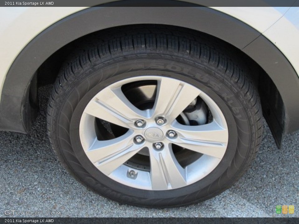 2011 Kia Sportage LX AWD Wheel and Tire Photo #51318286