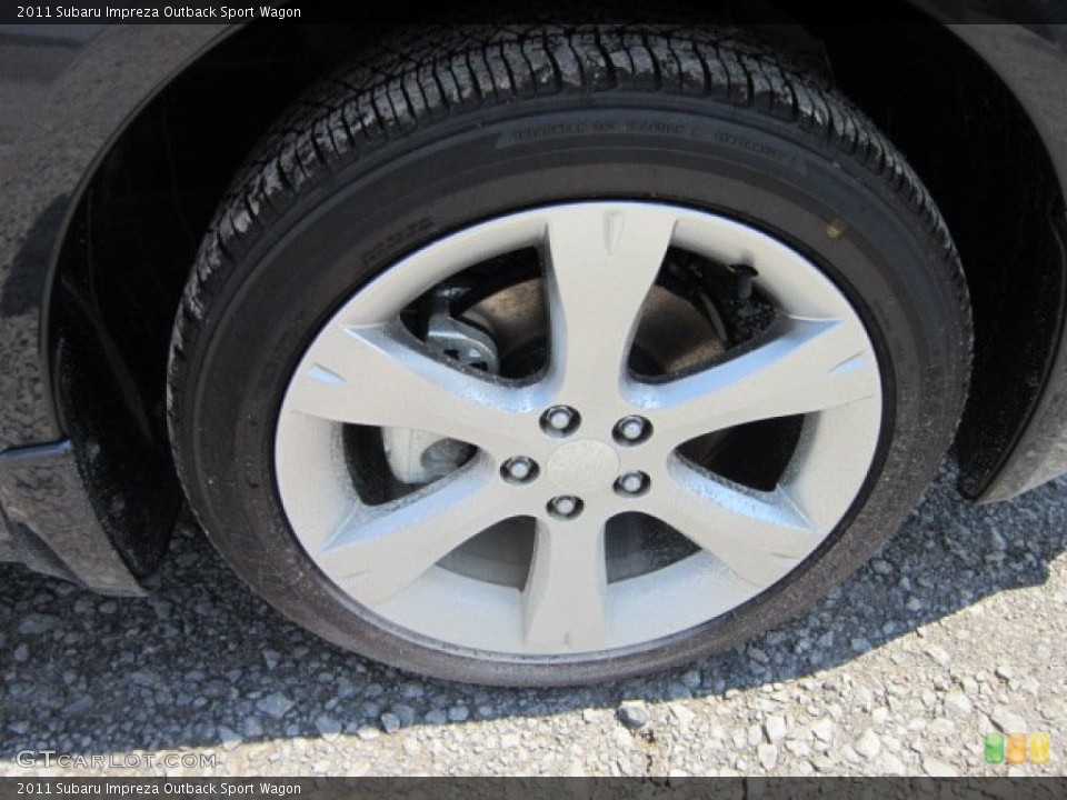 2011 Subaru Impreza Outback Sport Wagon Wheel and Tire Photo #51322705