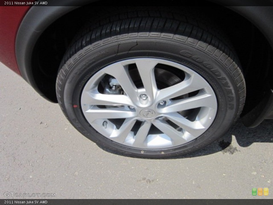 2011 Nissan Juke SV AWD Wheel and Tire Photo #51322984