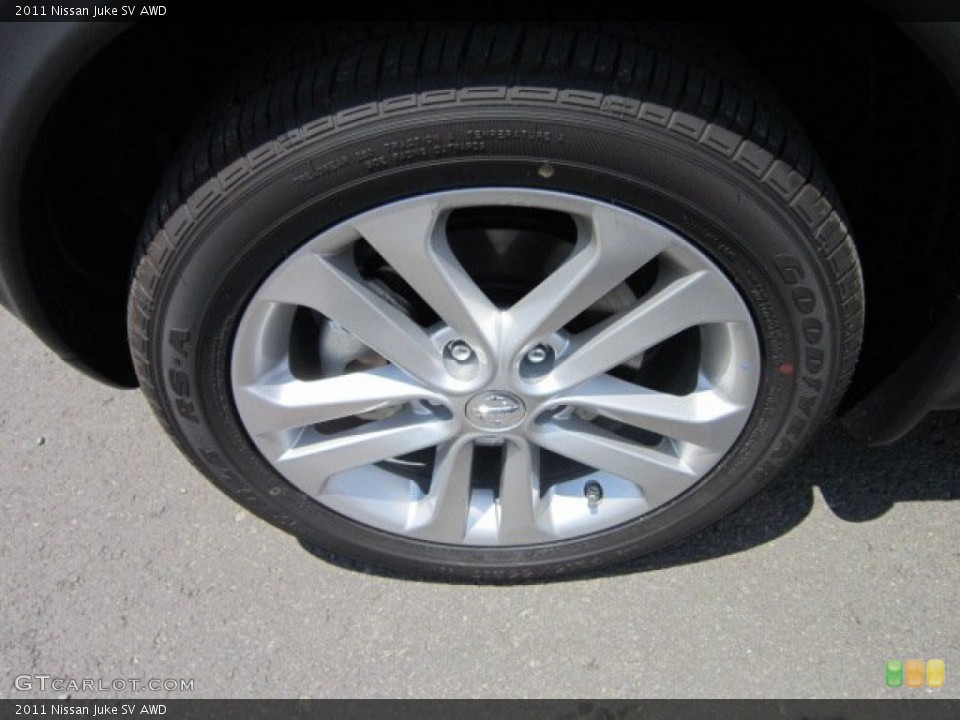 2011 Nissan Juke SV AWD Wheel and Tire Photo #51323272