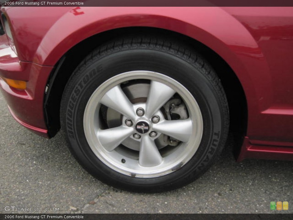 2006 Ford Mustang GT Premium Convertible Wheel and Tire Photo #51326221