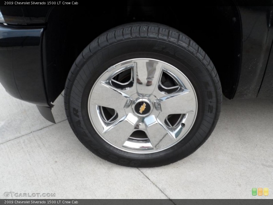 2009 Chevrolet Silverado 1500 LT Crew Cab Wheel and Tire Photo #51335011
