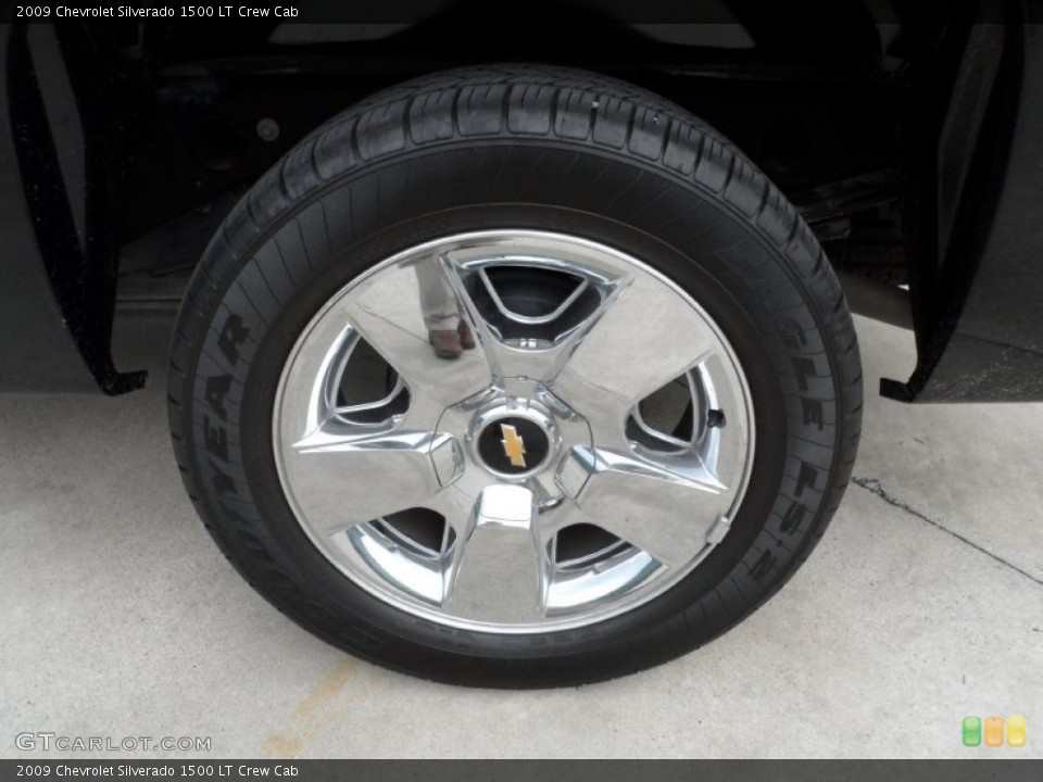 2009 Chevrolet Silverado 1500 LT Crew Cab Wheel and Tire Photo #51335023