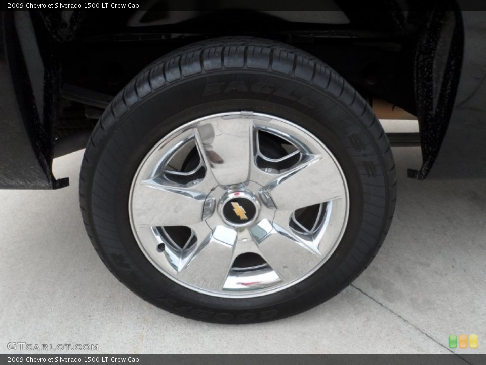 2009 Chevrolet Silverado 1500 LT Crew Cab Wheel and Tire Photo #51335038