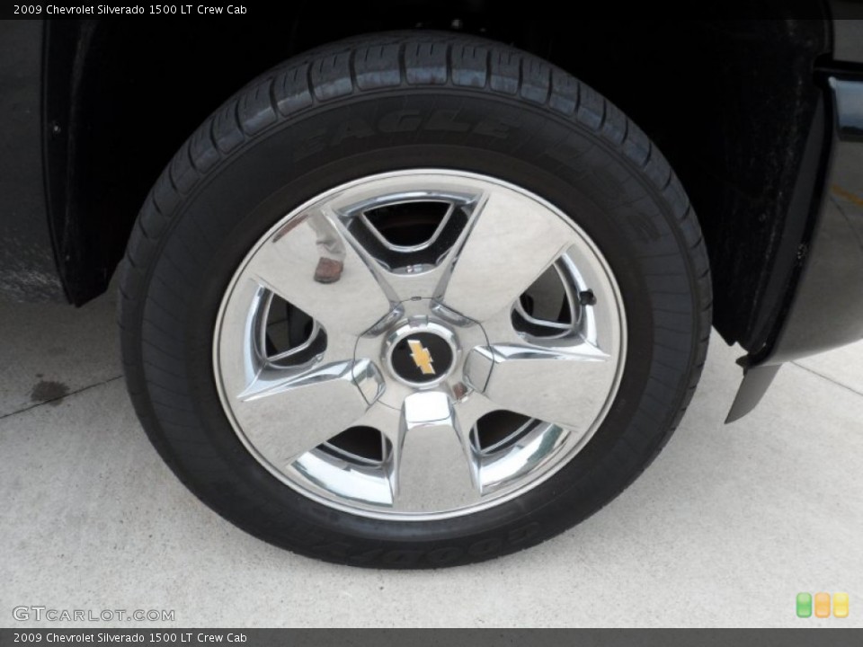 2009 Chevrolet Silverado 1500 LT Crew Cab Wheel and Tire Photo #51335053