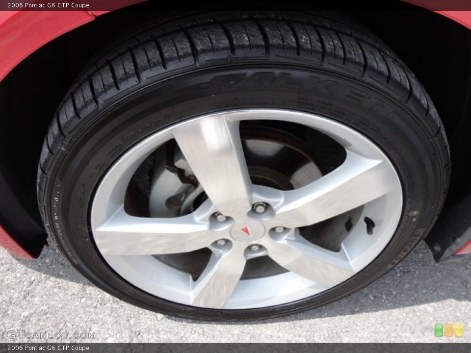 2006 Pontiac G6 GTP Coupe Wheel and Tire Photo #51337069