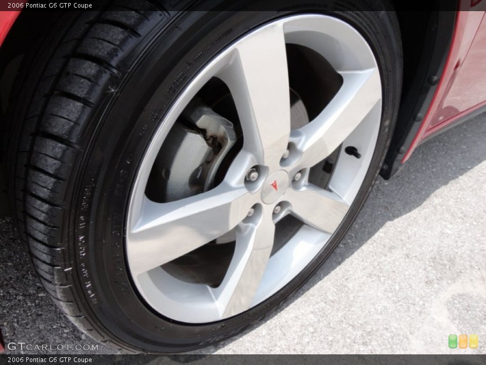 2006 Pontiac G6 GTP Coupe Wheel and Tire Photo #51337084