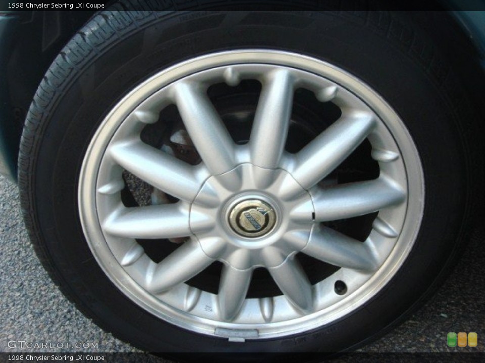 1998 Chrysler Sebring LXi Coupe Wheel and Tire Photo #51337249