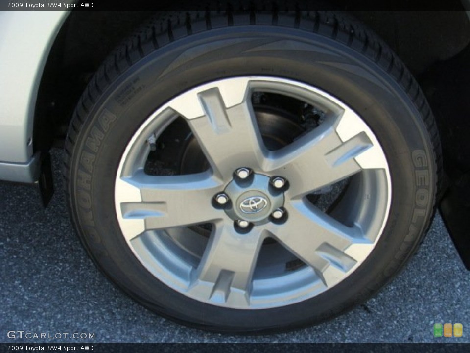 2009 Toyota RAV4 Sport 4WD Wheel and Tire Photo #51337888