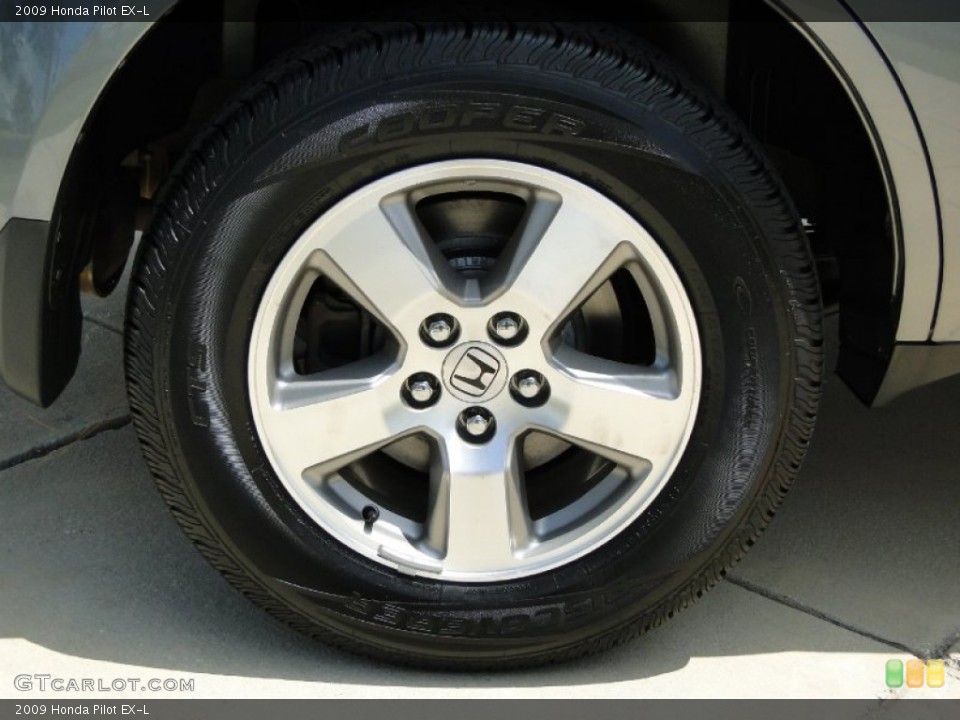2009 Honda Pilot EX-L Wheel and Tire Photo #51343567
