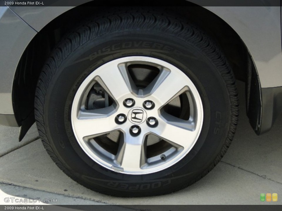 2009 Honda Pilot EX-L Wheel and Tire Photo #51343603