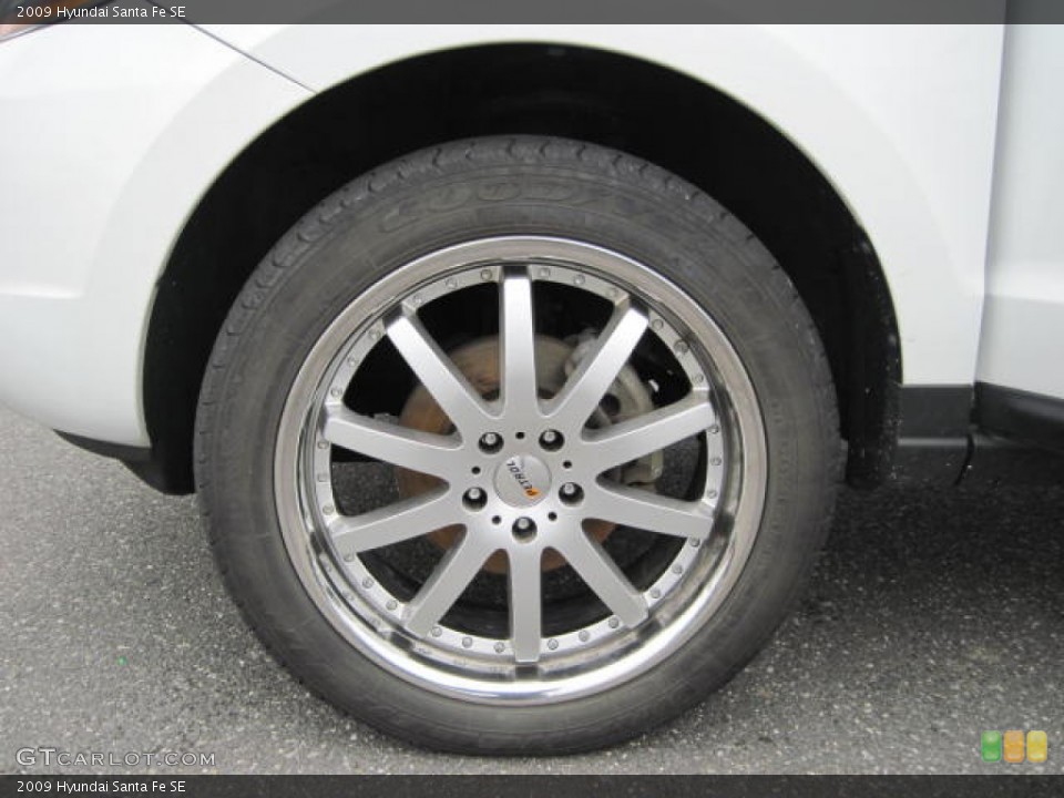 2009 Hyundai Santa Fe Custom Wheel and Tire Photo #51344587