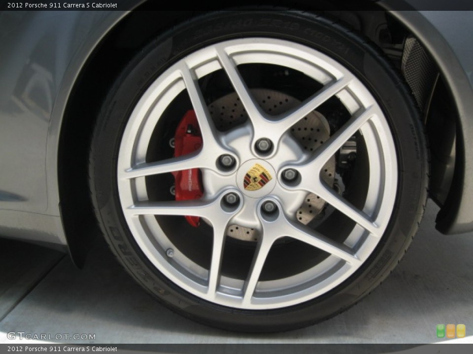 2012 Porsche 911 Carrera S Cabriolet Wheel and Tire Photo #51347933