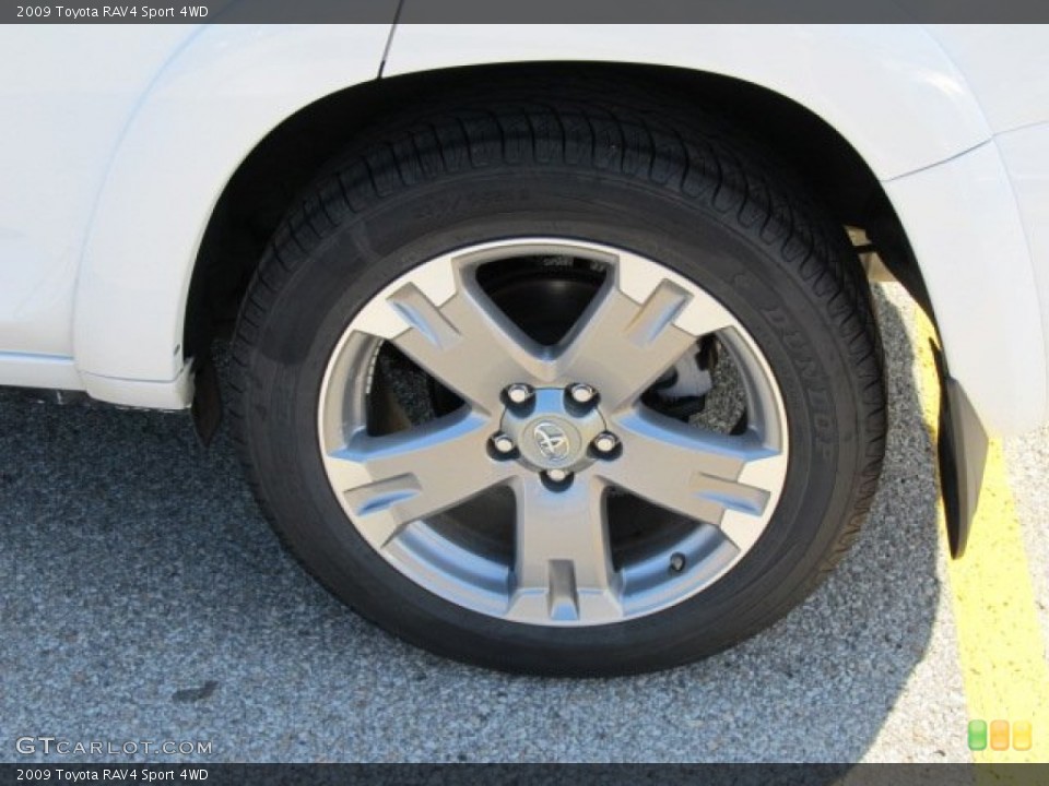 2009 Toyota RAV4 Sport 4WD Wheel and Tire Photo #51370655